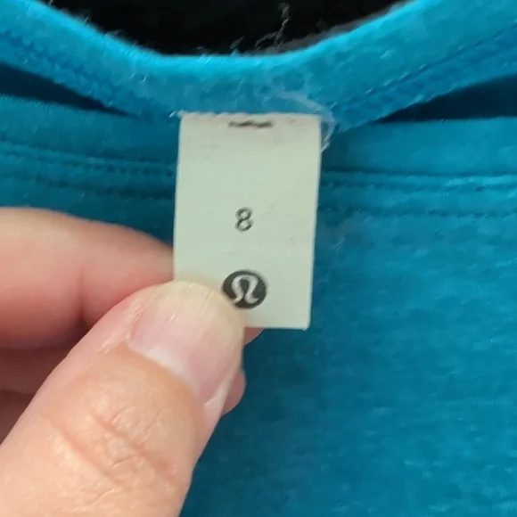 Lululemon Back In Action Short Sleeve In Heathered Poolside GUC - Picture 5 of 5